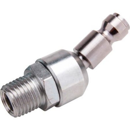 GEC Freeman Male To Male Swivel Automotive Plug Z1414MMSAP, 1/4" x 1/4", Zinc Z1414MMSAP